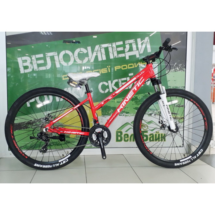 Велосипед Kinetic Vesta 27.5" рама 17" червоний 2022 22-135