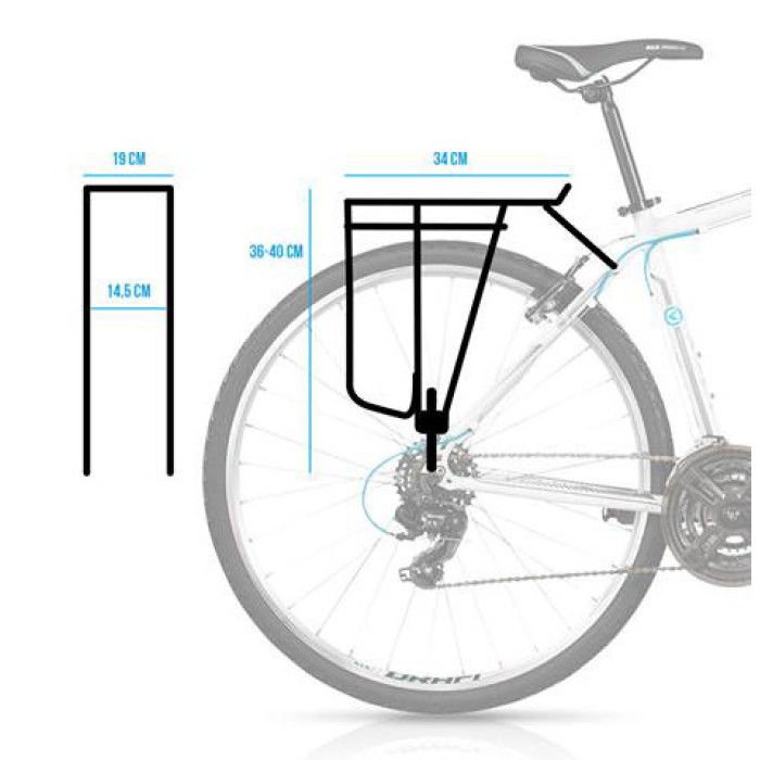 Багажник OnRide Trunk 26-29" для дискових гальм Чорний 5120023