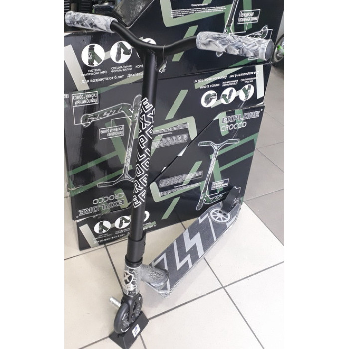 Самокат трюковий Explore Crocco DELUXE NEW 2*110мм Art 99954798