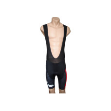 Велошорти з памперсом GHOST Bib Shorts L black/red 14242