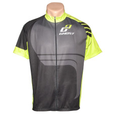 Веломайка короткий рукав GHOST Jersey short XL короткий рукав black/green 2014