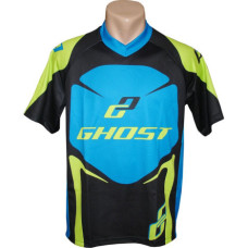 Джерсі GHOST All Mountain XXL Jersey short blk/blue/grn 14361