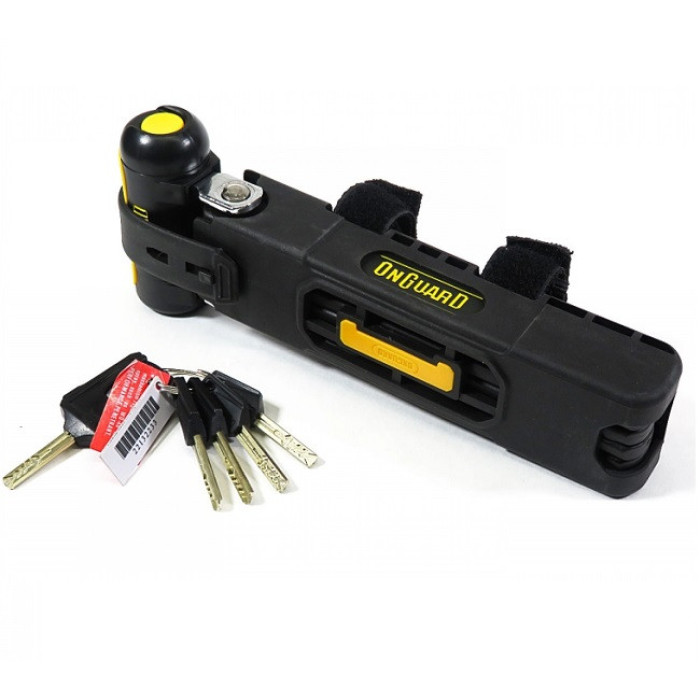 Велозамок OnGuard Revolver Link Plate X4P 8129 складний 112см LCK-27-70