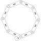 Велозамок Abus Bordo 6000K/120 BK SH folding сегментний чорний 620911