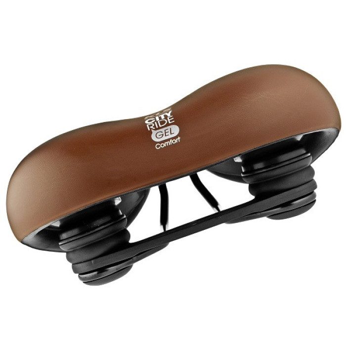 Сідло велосипедне KLS Cityride 17 гелеве коричневий Art 19373755