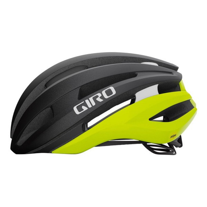 Велошолом Giro Synthe Integrated Mips II S (51-55см) матовий Чорний/зелений Art 7130707