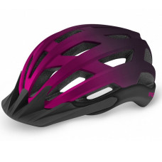 Велошолом R2 Explorer M (55-58см) Рожевий/фіолетовий Art ATH26B/M