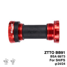 Каретка ZTTO BB91 BSA 68/73mm Червоний Art BB91-RED