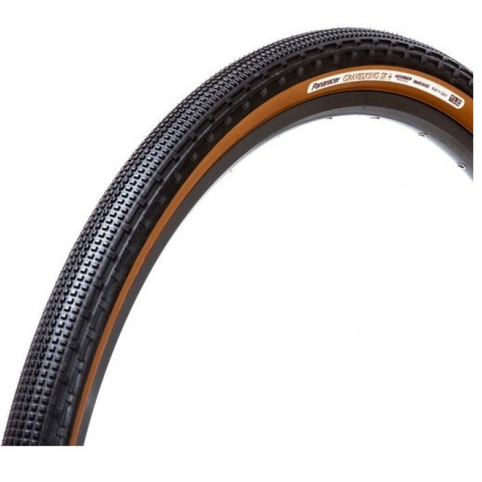 Велошина 700х38С Panaracer GravelKing SK+ Folding Black/Brown RF738-GKSK-P-D
