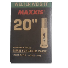 Камера Maxxis 20x1.5/2.5 (40/63-406) SV AV(Schrader) L:48мм EIB00160300