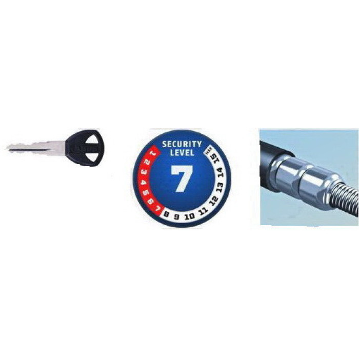 Велозамок Abus 7200 Ivera Steel-O-Flex 110мм 551383