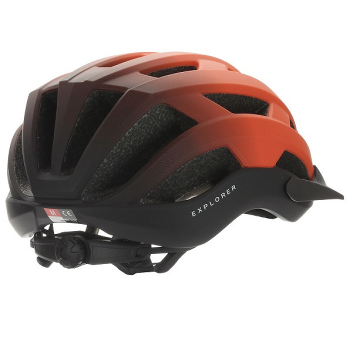 Велошолом R2 Explorer M (55-58см) помаранчевий/чорний Art ATH26F/M