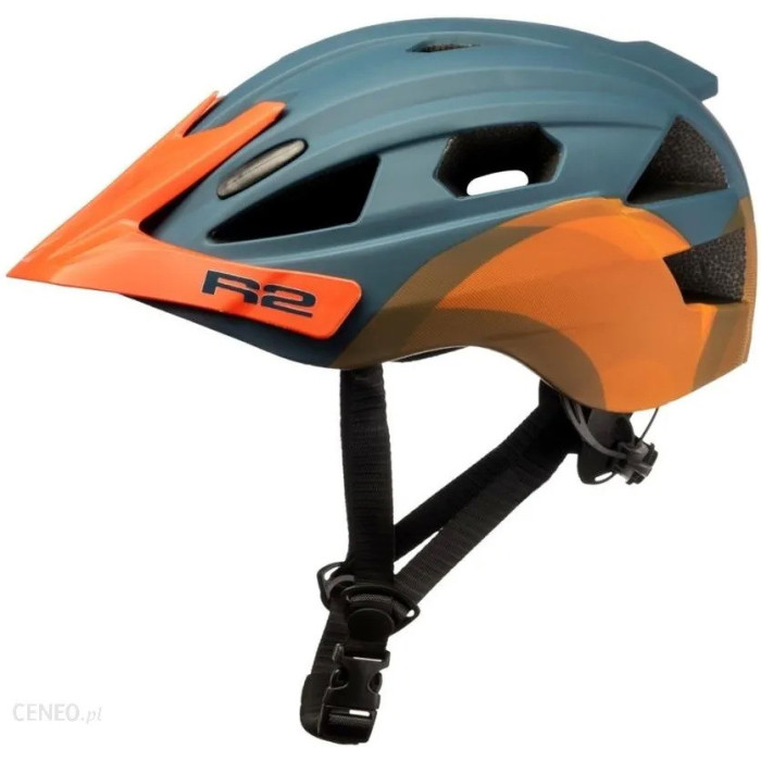 Велошолом R2 Wheelie M (56-58cm) Синій/помаранчевий Art ATH23H/M