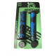 Гріпси Kench BMX KH-GP-01-mix з фланцями Чорний/синій Art KH-GP-01-MIX BLK-BLU
