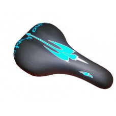 Сідло дитяче велосипедне Aidelo Flying Raptor SDD-006-R чорний/синій
