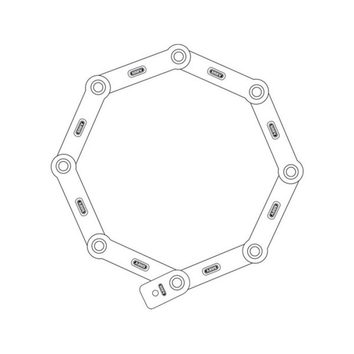 Велозамок Abus Bordo 5700K/100 BIG uGrip Чорний Art 867439